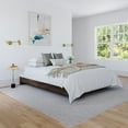 thumbnail image 2 of Nexera Full Size Platform Wood Bed Frame, Truffle, 2 of 6