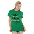 thumbnail image 3 of I'm The Angel On Top Christmas Tree Women's Plus Size Graphic Tee Brisco Brands 3X, 3 of 5