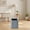 Gray-443, variant on AuroraX Desk Mini Trash Can 1.2 Gallon Cute Black Scandinavian Square Wastebaskets Plastic Minimalist Trash Bin for Dormitory Living Office
