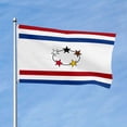 thumbnail image 2 of Aihccy Governor of Dutch Guyana 1966-1975 Flag with Brass Grommets Size - 3x5Ft, 2 of 3