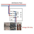 thumbnail image 1 of 2 IN 1 WIFI Smart Thermostat For Radiant Floor Heat,Dry Contact,16A Relay Switch Multi-Function Temperature Controller ,Easily DIY, 1 of 7
