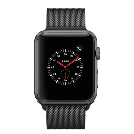 Apple Watch Series 2 - 42mm, WiFi - Space Gray with Black Milanese Loop - Scratch & Dent