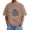 Khaki, variant on IWRICH Men's Acid Wash Plus Size T Shirts Baggy Basic Short Sleeve Tees Casual Trendy Graphic Printed Tees Purple XL