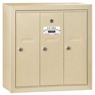Salsbury Industries 3 Door Front Load Vertical Mail Center