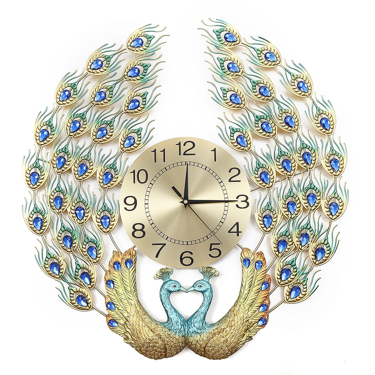Home Decor Peacock Wall Clock Living Room Clock Modern Art Walmart Canada
