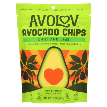 Avocado Chips - (Price/case)Avolov - Avocado Chips - Chili Lime - Case of 12 - 1.5 oz.