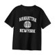 thumbnail image 5 of Camiseta para mujer Yinane Cuello redondo Ropa informal transpirable negra M, 5 of 8