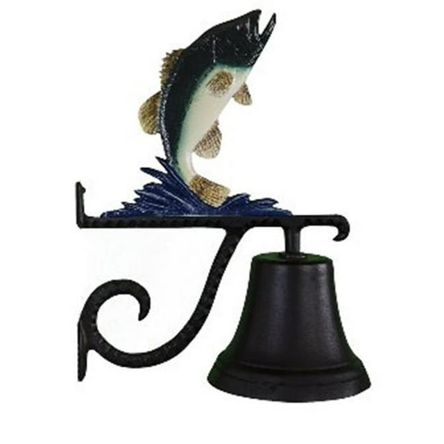 Montague Metal Products CB-1-30-NC Cast Bell With Natural Color Bass Ornament