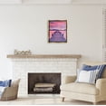 thumbnail image 2 of Stupell Industries Vivid Sunset Dock Coastal View Coastal Photography Gold Floater Framed Art Print Wall Art, 2 of 6