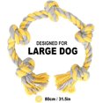 thumbnail image 5 of Large Dog Rope Toys for Aggressive Chewers Dog Rope Pet Tug Toy, 5 of 5