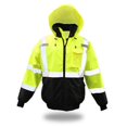 thumbnail image 1 of Boss Manufacturing 257051 Veste Bomber Doublée en Polyester, Jaune - Grand, 1 of 1