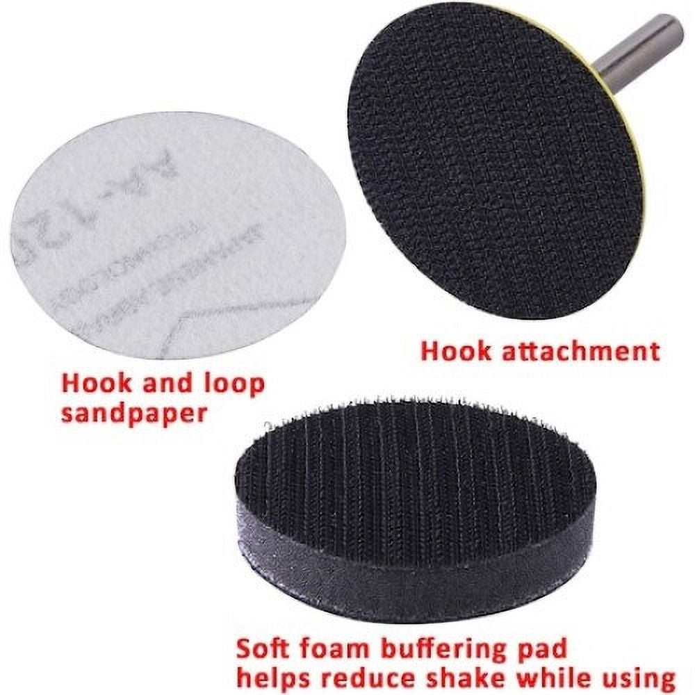 Professional Hook And Loop Sanding Disc For Random Orbital Sander, High Quality Sandpaper Electro Coated For Uniform Grit Distribution, 50Mm (2 Inch)