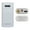 White, variant on HomeLife Power Bank Case Universal Convenient Welding-free Fireproof Shockproof Fast Charging with LED Flashlight 2 X 18650 21700 Battery Charger Case DIY Box for Smartphone