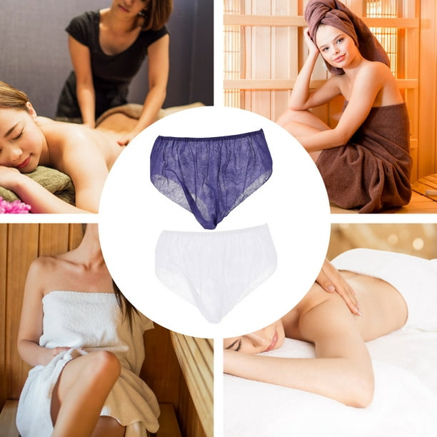 20pcs Beauty Salon Women Sauna Briefs Female Disposable Travel Spa