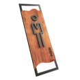 thumbnail image 2 of Señal de baño 3D para mujeres y hombres, señal de identificación, señalización para puerta de baño, símbolo de inodoro, señal de inodoro para tienda perfecl  baño, 2 of 8