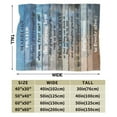thumbnail image 3 of Wijzvio Bible Verse With Marriage Prayers Throw Blanket Soft Fuzzy Fleece Blanket For Couch Bed Living Room Decoration 80"X60", 3 of 9