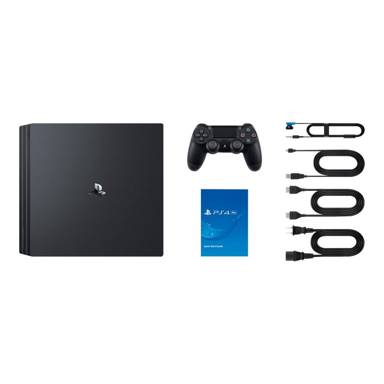 Sony PlayStation 4 Pro - Game console - 4K - HDR - 1 TB HDD - jet