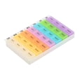 thumbnail image 4 of unbranded Estuche Multicolor Para Medicina Con 28 Celdas Plástico Resistente Para Almacenamiento, 4 of 6