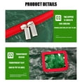 thumbnail image 3 of Bxaolu Christmas Tree Storage Bag, Fits for 6/7.5 ft Xmas Artificials, Dustproof&nbsp;Zippered Box with Reinforced Carrying Handles For All Year Round Christmas Storage, Green, 3 of 9