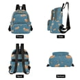 thumbnail image 4 of FORMRS Mini Backpack Purse for Women Travel Daypack Casual Shoulder Bag, Capybaras Swimming, 4 of 7
