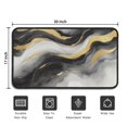 thumbnail image 5 of Black White Gray Gold Marble Pattern Door Rugs,Washable Non Slip Door Mats Indoor,Decorative Door Mats,Entry Mat Indoor for Entrance,Bedroom,Kitchen,Bathroom,30"x17", 5 of 6