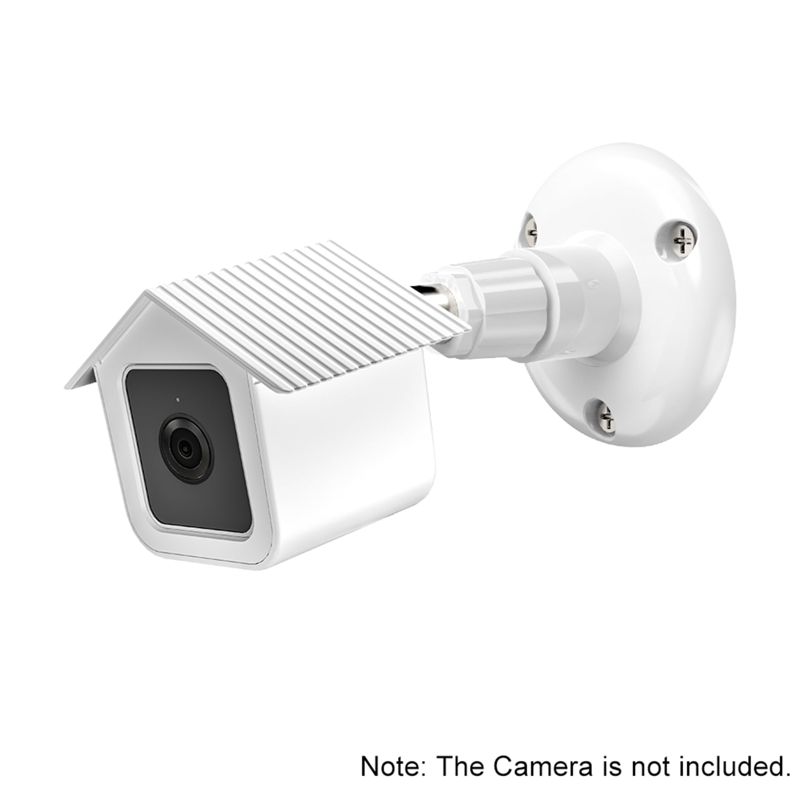 White, 2 Pack Hibezos Surveillance Mount for Wyze Cam V3 Weatherproof Protective Cover and 360 Degree Adjustable Wall Mount ONLY for Wyze V3 Outdoor Indoor Smart Home Security Camera System 