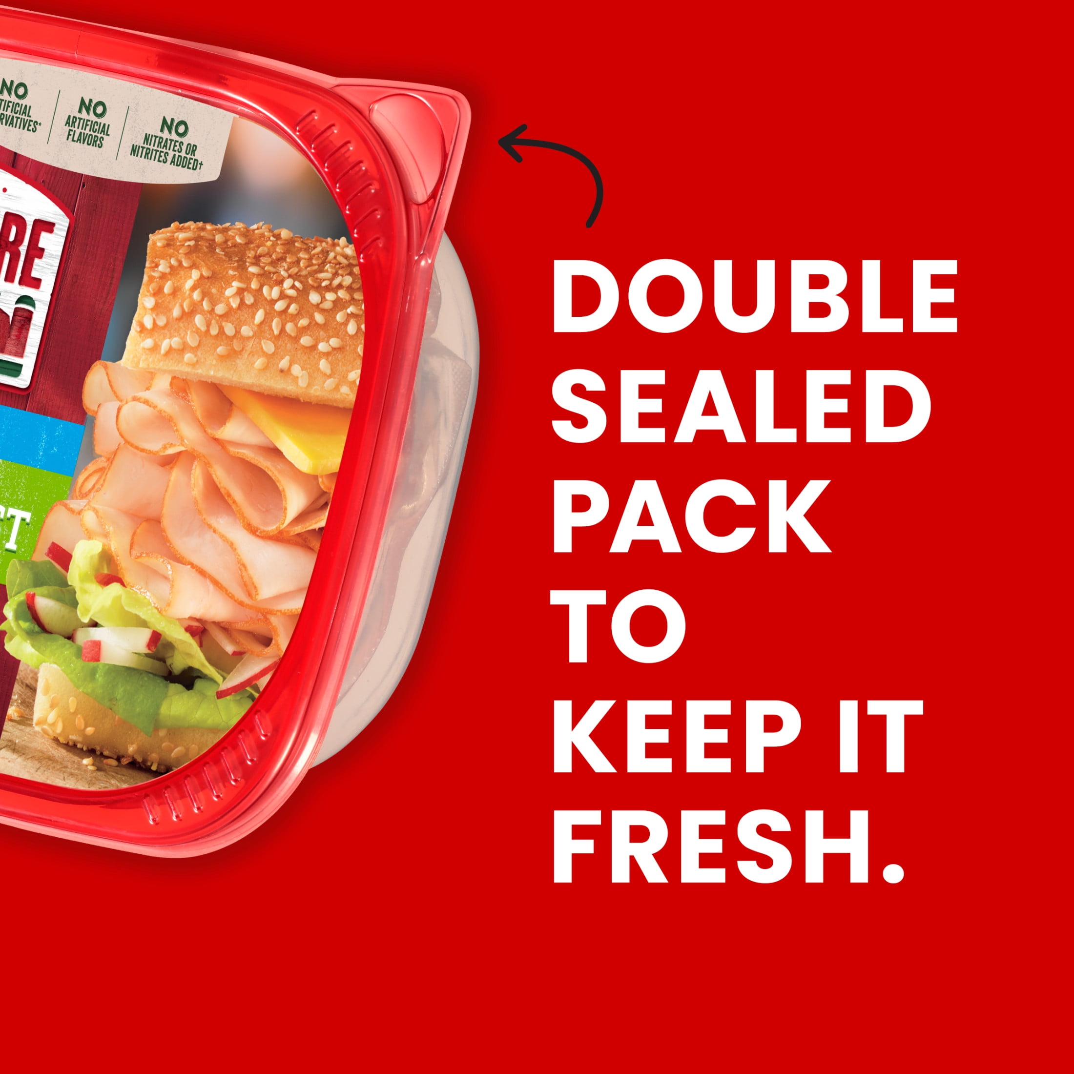 Hillshire Farm Lower Sodium Sliced Oven Roasted Turkey Breast Lunchmeat, 8 oz Plastic Tub, Refrigerated