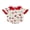 Red, variant on BemeyourBBs Newborn Baby Girl Summer Clothes Bubble Romper Infant Baby Girls Fruit Outfit Short Sleeve Doll Collar Cute Fruits Bow Print Ruffle Trim Decor Bodysuit Jumpsuit Playsuit