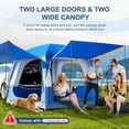 thumbnail image 4 of Slsy Screen House Pop-Up Canopy Instant Tent Outdoor Camping Tent with Carry Bag for Patio, Backyard, Deck & Outdoor Activities 71"L x71"W x71"H, 4 of 8