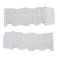 thumbnail image 4 of KHONTS,Underbust Corsets Belt for Women Mesh Lace-Up Boned Waist Cincher Shapewear for Weddings & Going Out White XXL, 4 of 6