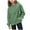 Green, variant on CYRBOKO Girls Hooded Sweatshirts, Fall Winter Corduroy Long Sleeve Sports Pullover with Pocket Purple Size 4-15 T