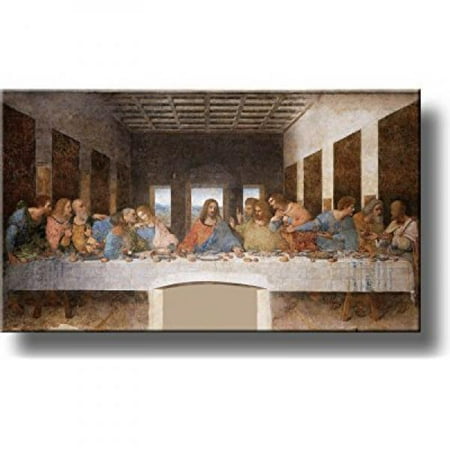 The Original Last Supper By Leonardo Da Vinci Painting Original Picture Made on Stretched Canvas Wall Art Decor Ready to