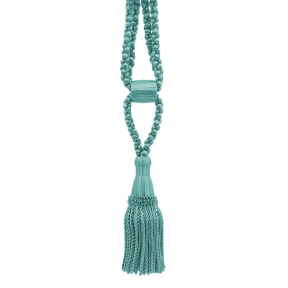 DECOPRO Beautiful Curtain & Drapery Tassel Tieback, Adjustable Cord Length with Elegant Bullion Design, Tassel Length 5 1/2" (14cm), Spread 24" (61cm) # TBC055SPR24, #M17 Sold Individually