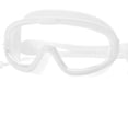 thumbnail image 5 of Gafas de natación de montura grande, impermeables y antivaho, de alta definición, para hombres y mujeres, color blanco, 5 of 5