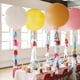 thumbnail image 2 of Decoración de fiesta con borla de oro rosa, feliz cumpleaños, boda, día de San Valentín, globo gigante, borla de papel rosa, blanco y plateado, 1 unidad, 2 of 4