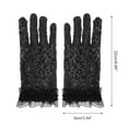 thumbnail image 3 of Unique Bargains 1 Pair Sunblock Mittens Leopard Sun Block Driving Gloves for Women Black, 3 of 5