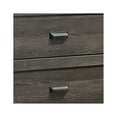 thumbnail image 4 of 6 Drawer Wooden Dresser with Metal Pulls and Arched Base, Gray, 4 of 5