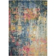 thumbnail image 2 of Nourison Celestial Abstract Blue/Yellow 6'7" x 9'7" Area Rug, (7x10), 2 of 8