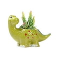 thumbnail image 5 of Cute Cartoon Animal Shaped Succulent Pot Set, Breathable Coarse Ceramic, Perfect for Succulents, Compact, Balcony Windowsill Decor, Gift, 5 of 5