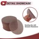 thumbnail image 3 of Ofertas Únicas 50 Pcs Discos de Lijado para Automóviles de Madera, Hojas de Lijado con Gancho y Bucle de 5" 100 Grano Óxido de Aluminio Marrón, 3 of 7