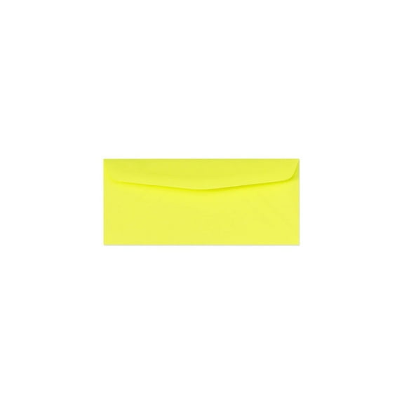 LUX #10 Regular Envelopes with Moistenable Glue 4 1/8" x 9 1/2" Yellow 4260-20-50
