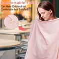 thumbnail image 2 of Rzvnmko Nursing Cover Breathable Privacy Breastfeeding Cover Soft Comfortable Cotton Breastfeeding Cover Lightweight Portable Nursing Cover for Mom 100x65cm, 2 of 6