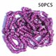 thumbnail image 2 of 100 Anillos de aluminio para patas de palomas Sunnimix bandas numeradas 8mm rojo y violeta, 2 of 8