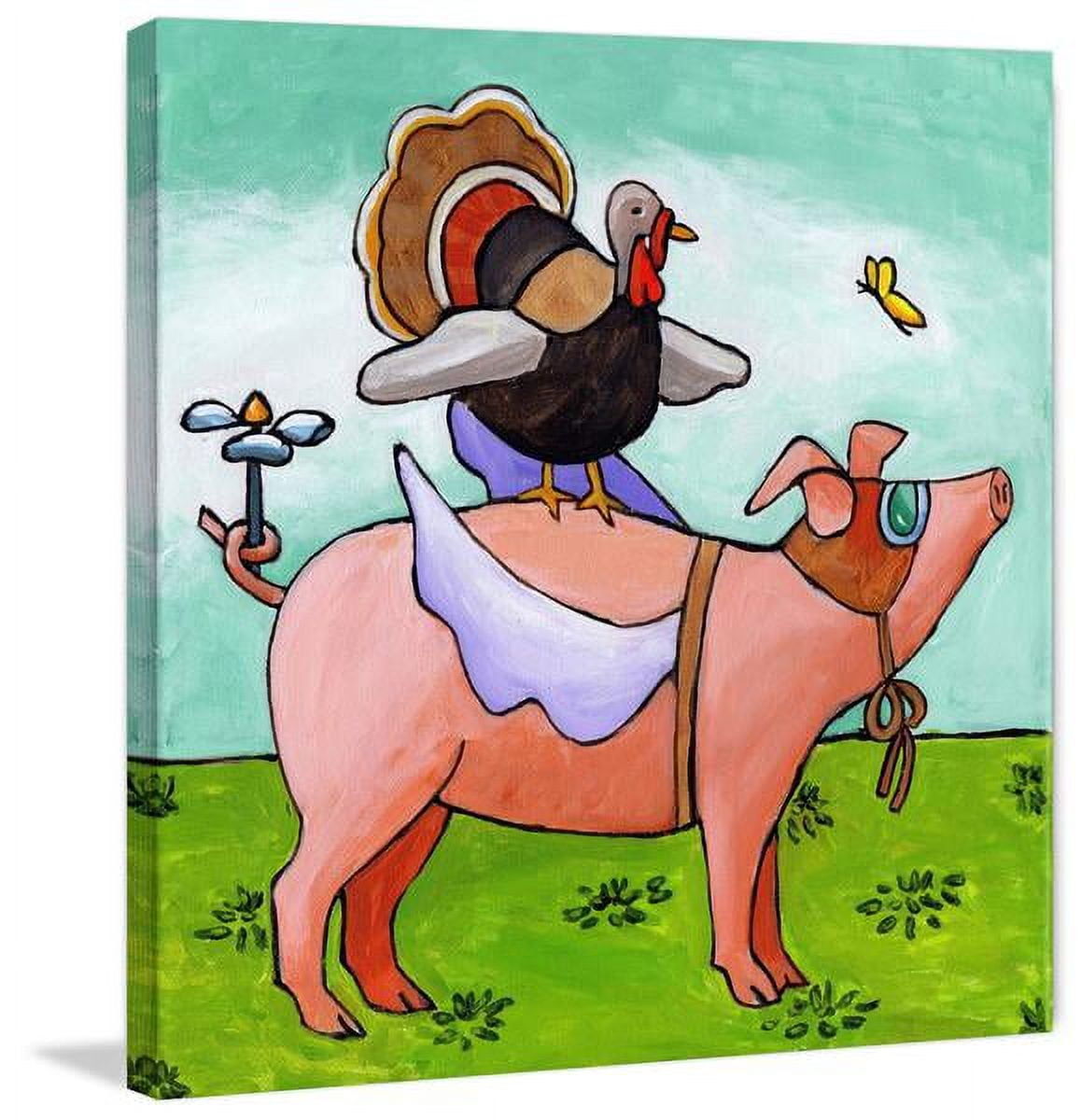 "Tom's Herculean Task" Painting Print on Wrapped Canvas