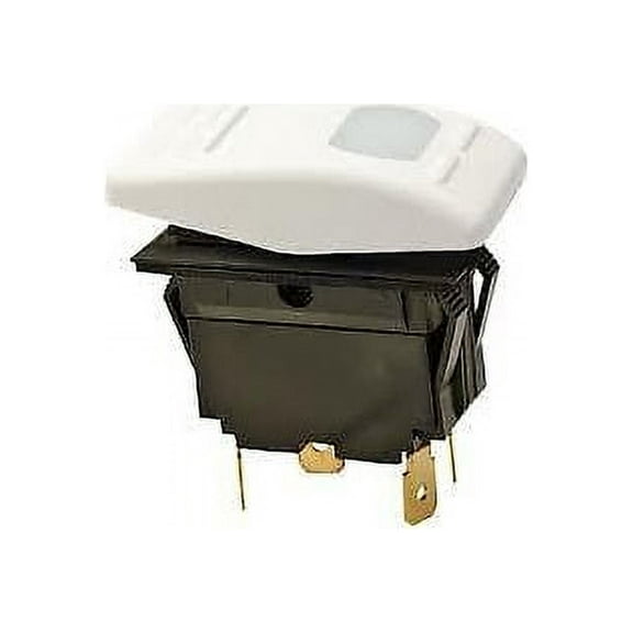 Seachoice 10991 White Illuminated Rocker Switch