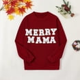 thumbnail image 5 of Okbabeha Mommy and Me Matching Outfits Family Mama Mini Baby Girl Boy Women Sweatshirt Shirt Long Sleeve Pullover Sweater Tops, 5 of 7