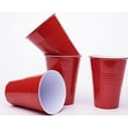 thumbnail image 4 of Disposable, Solid Color, Durable Hanna K. Signature Plastic Cups in Apple Red, 18 oz: Ideal for Parties, Events, and Everyday Beverage Needs:500CT, 4 of 4