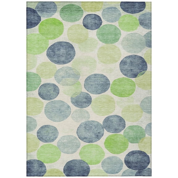 Dalyn Rugs Machine Washable Indoor/Outdoor Chantille Navy 2'6" x 3'10" Rug
