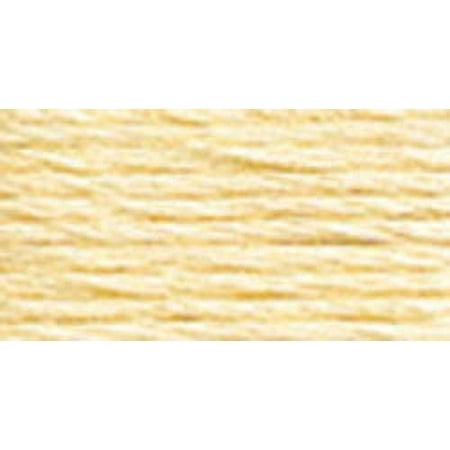 UPC: 0077540395026 | DMC Mouline 117-3823 Six-Strand Embroidery Thread Pale Yellow 8.7-Yards