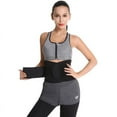 thumbnail image 4 of Cinturón unisex de malla transpirable, cinturón elástico para el cuerpo, ropa deportiva, fitness, protección de cintura, cinturón abdominal con clip para la cintura, 4 of 6